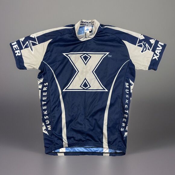 Adrenaline Promotions Bike Cycling Jersey Xavier University Musketeers M - Picture 1 of 10